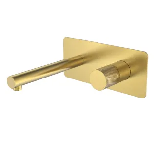 Встраиваемый смеситель для раковины Boheme Stick Touch 125-MG.2 золото матовое